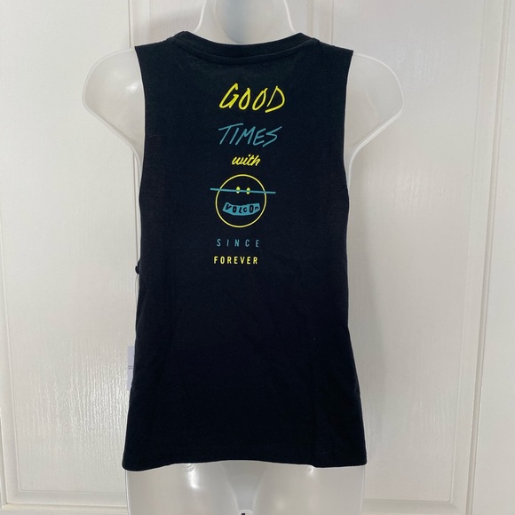 🟢NEW wTag-VOLCOM Black Muscle Tank Top XS - Picture 3 of 3